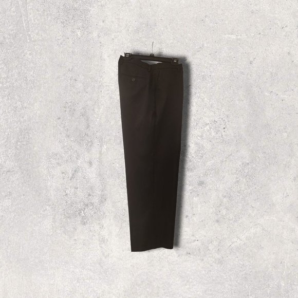 Docker Classic Fit Pleated Mens Pants Black - Picture 2 of 11